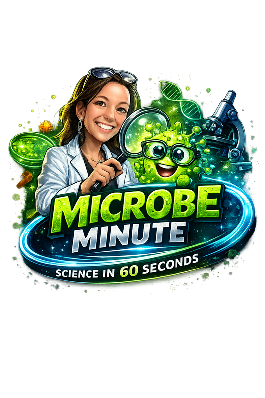 Microbe Minute - A bit about what microbes can & do, do for us.